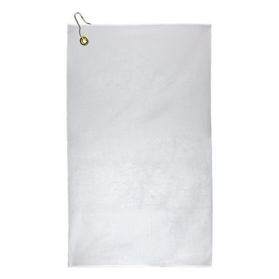 Subli-Plush Microfiber Velour Golf Towel - 15" x 25"