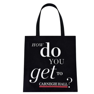 Custom 80g Non-Woven PP Tote Bag 13.5"w x 14"h