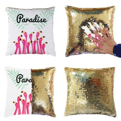 Reversible Sequin Pillow