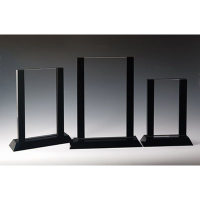 Vertical Panel Optical Crystal Award 10.5"H