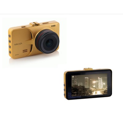 Minolta® Gold Full HD 1080P Car Camcorder