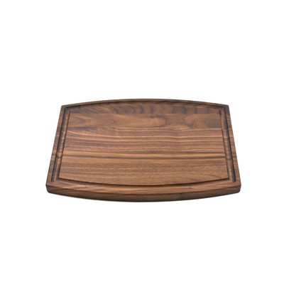 Arched Walnut Wood Cutting Board