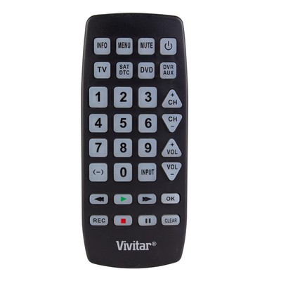 Vivitar® 4 Device Large Universal Remote Control