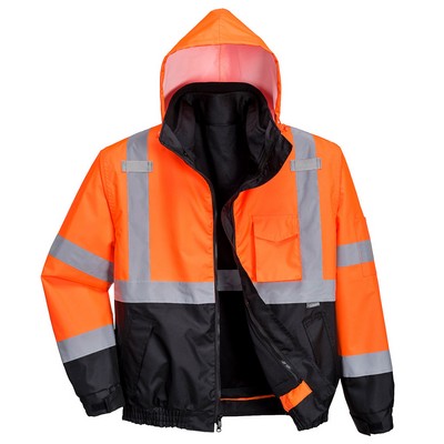 Hi-Vis Premium 3-in-1 Bomber Jacket