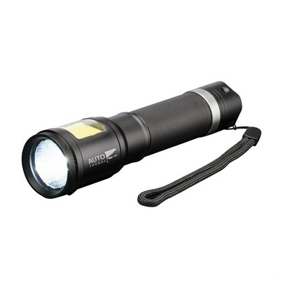 The Wesson COB Metal Flashlight - Silver