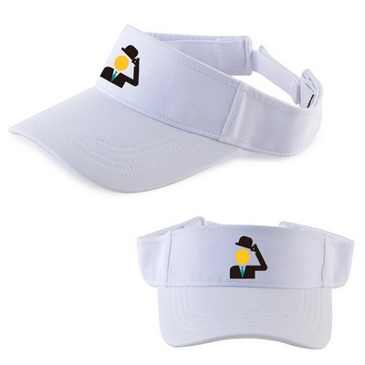 White Golf Visor