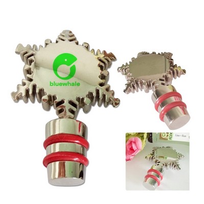 Christmas Snowflake Wine Stopper