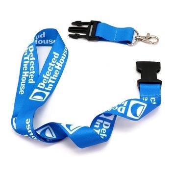 1" Buckle Release Premium Nylon Lanyard