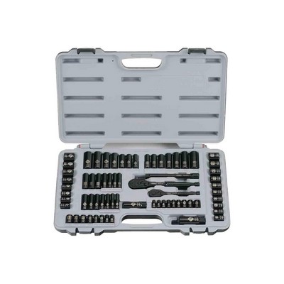 Stanley Tools 69 Piece Black Chrome Socket Set