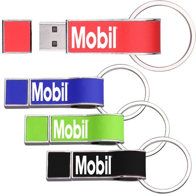 USB Flash Drive w/Key Ring (Shorter Prod Time)