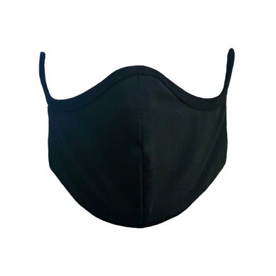 USA Made Single Color Broadcloth Face Mask