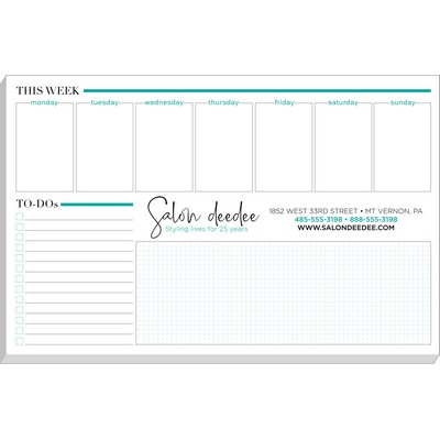 Medium 25-Sheet Jot-It Note Pad (5 ½" x 8 ½")