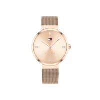 Tommy Hilfiger® Ladies' Watch w/Ionic Plated Carnation Gold Steel Bracelet & Dial