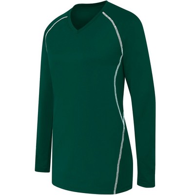 Girls' Long Sleeve Solid Jersey