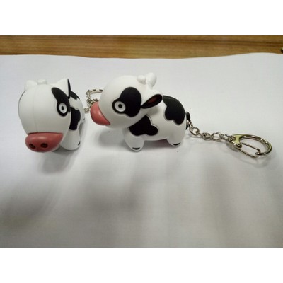 Cow Key LED Light Key Chain