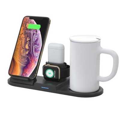 4 In 1 Multfunction Wireless Charger With Coffee Mug Warme