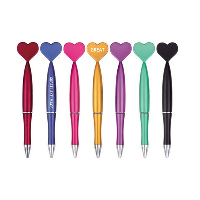 Top Heart Shaped Ball Pen