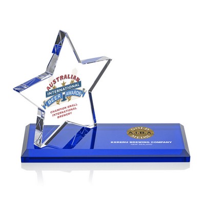 VividPrint™ Award - Northam Star/Blue 3"x7"