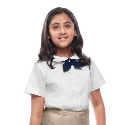 Classroom Uniforms Girls Short Sleeve Peter Pan Blouse