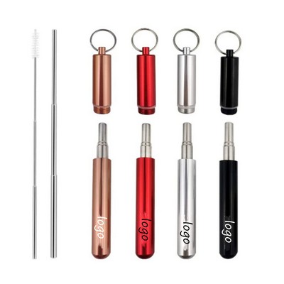 Collapsible Stainless Steel Drinking Straw