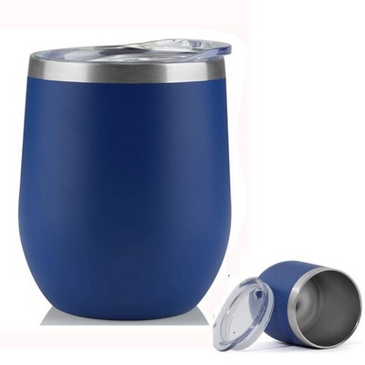 12 oz Stainless Steel Wine Glass Tumbler