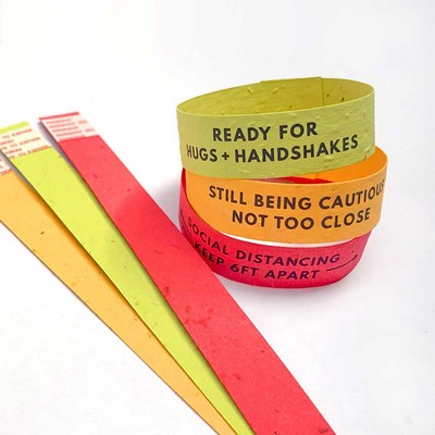 Social Cues Seed Paper Wristbands Long