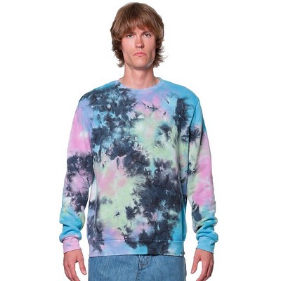 Unisex Galaxy Tie Dye Crew Sweatshirt