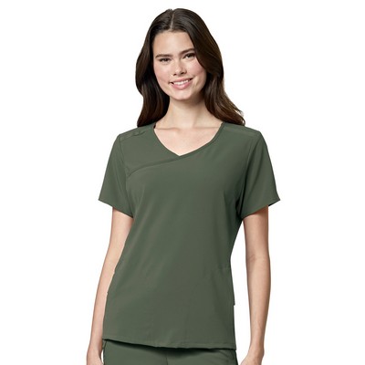 WonderWink® Renew Women's Wrap Scrub Top