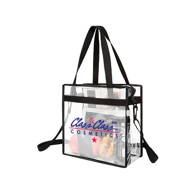 Clear Tote Bag W/ Zipper