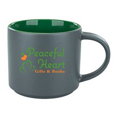 16 Oz. Norwich Coffee Mug w/Gloss Green Interior