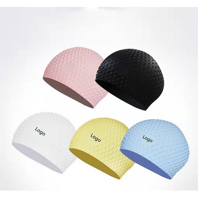 Silicone Swimming Cap for for Women Men Adults