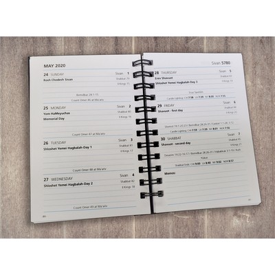 Jewish Pocket planner - weekly