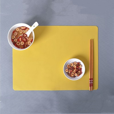 Solid Color Silicone Place Mat