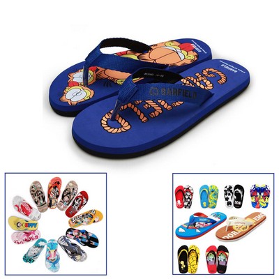 Custom Full Color Imprint EVA Flip Flop Or Slipper Or Sandal