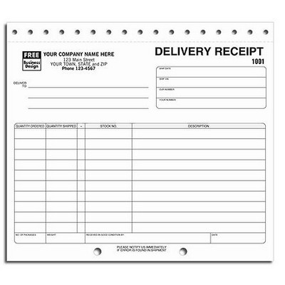 Delivery Receipt Set (2 Part)