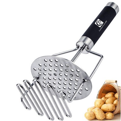 Dual-Press Stainless Steel Potato Masher