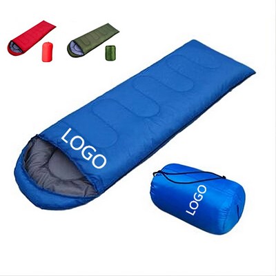 Envelope Hooded Outdoor Sleeping Bag