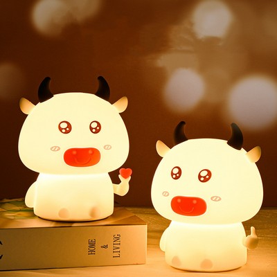 Cute cow led night light