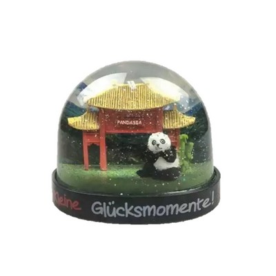 Custom Resin Panda Snow Globe