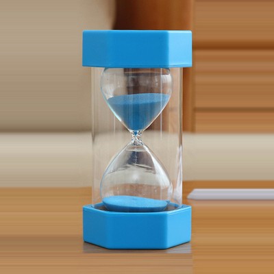 45 Minutes Hexagon Design Hourglass Sand Timer Size #S