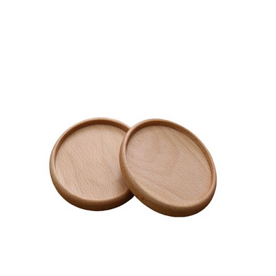 Groove Style Beech Wood Coaster