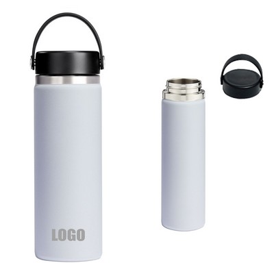 20 Oz. Flask Water Bottle Handle Lid