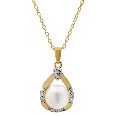 Jilco Inc. Pearl & Diamond Necklace