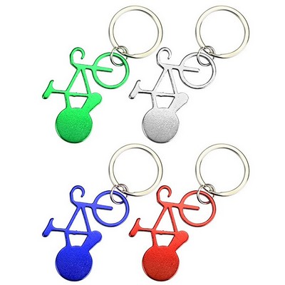 Bike Bottle Opener Keychain