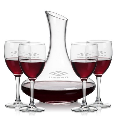 Kanata Carafe & 4 Carberry Wine