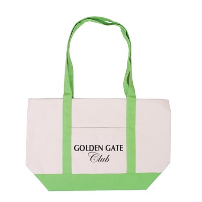 Cotton Canvas Boat Tote Bag