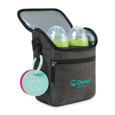 Reagan Baby Bottle Cooler - Charcoal Heather