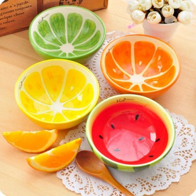 Fruit Style Ceramic Cereal Bowls