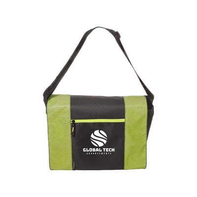 Porter Messenger Bag - Lime Green