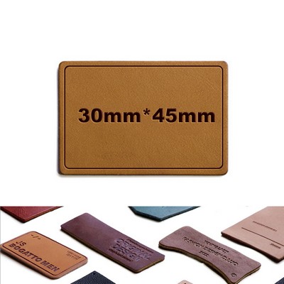 30 x 45 mm Leatherette Patch Faux Leather Patch Cloth Mark